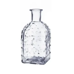 2.5"x2.5"x5.25"Tall Clear square Glass Vase
