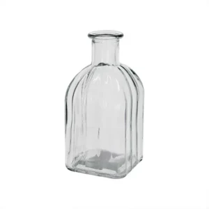 2.5"x2.5"x5.25"Tall Clear square Glass Vase
