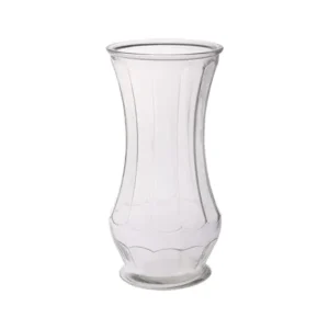 4.75"Dia. x 9.75"Tall Clear Flared Glass Vase