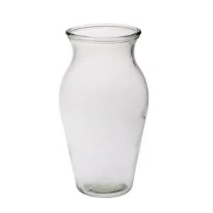 5.375"Dia. x 10"Tall Clear Belly Glass Vase