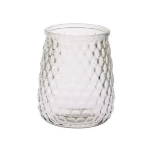 4.5"Dia.x5.5"Tall Clear Glass Machine blown vase