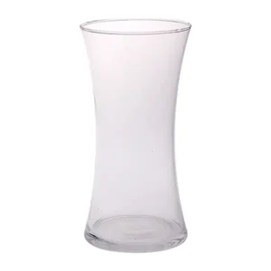 4"Dia.x 7.875"Tall Clear Glass Gathering Vase