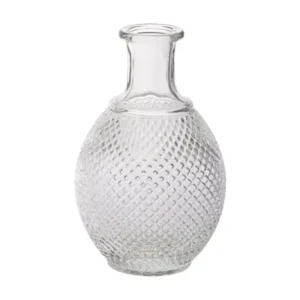 3.5"Dia.x5.5"Tall Clear Glass Belly vase