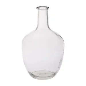 5.875"Dia.x 10"Tall Clear Glass Belly Vase